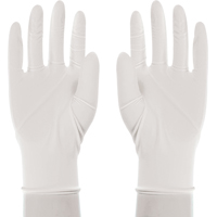 Seamless Disposble Glove Med Wht