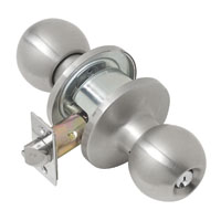 Tell Entry Knob 1-3/8"-1.75" Ss