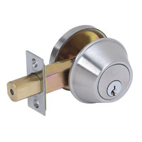 Tell Deadbolt Single Cyl Stl