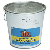 Tiki Citronella Candle Bucket