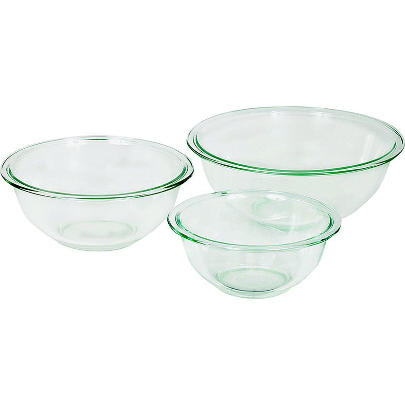 Oneida Glass Mixing Bowl 3pc Set