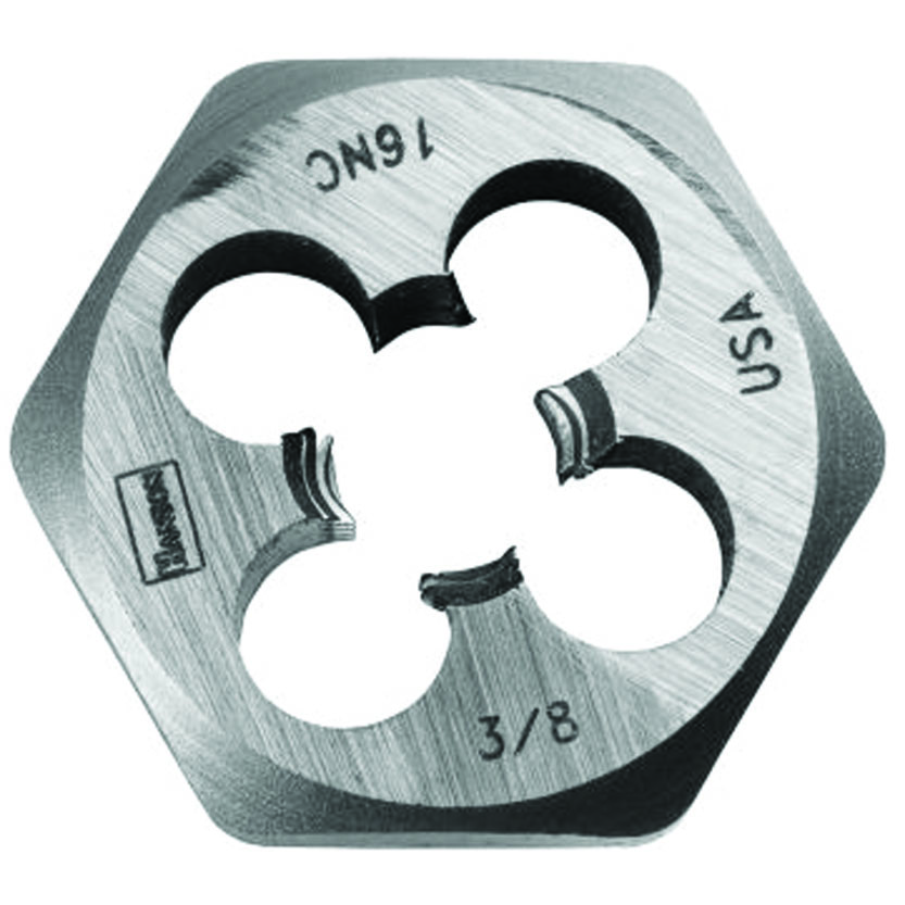 Hanson Hex Die 3/8"-16nc 1"