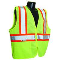Vest Econo Mesh Class 2 Grn Lg
