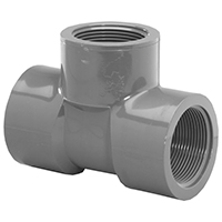 Tee 1-1/2"fip Sch80