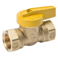 B&k Gas Ball Valve 3/8" Brs