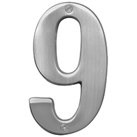 5" Satin Nickel House #9
