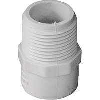Adapter Male 1/2"x3/4" Pvc