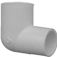Elbow 90deg Slip 3/4"x1/2" Sch40