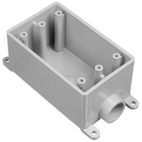 Carlon Swtch Box 1g 1/2" Pvc Gry