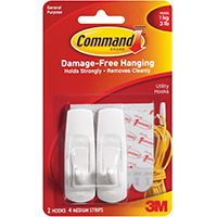 Command Util Hook Med 3# Wht 2cd