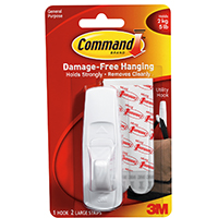 Command Hooks Lrg 7/8"