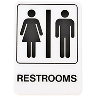 Sign Restrooms