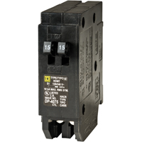 Sq-d Breaker 1p Tndm 15/15amp
