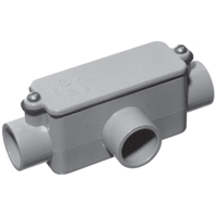 Conduit Body Tee 1" Pvc