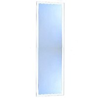 Mirror Plain 12"x48" Wht