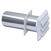 Wall Mount Dryer Hood Vent Wht