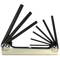 Hex Key Set Std 9pc