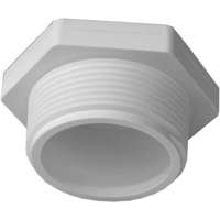 Pipe Plug Mip 1-1/2" Pvc