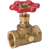Stop/waste Valve 1/2"fpt Brs