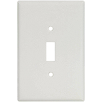 Wallplate 1g Jumbo Toggle Wht