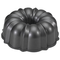 Pan Bundt Alum/porc Blk
