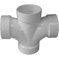 Cross Dbl Sanitary 2" Sch40