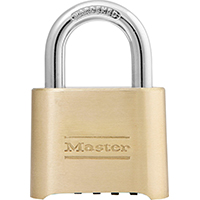 Masterlock Combinaton 1"x2" Brs