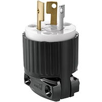 Lock Elec Plug Twist Cooper
