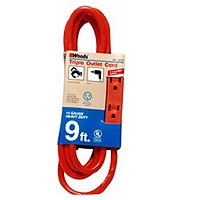 Ext Cord Indoor 14/3x9' Orng