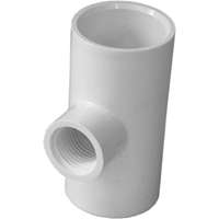 Pipe Tee Thread 1"x1"x1/2" Sch40