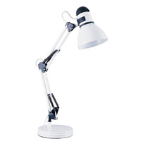 Desk Lamp Swing Arm Wht