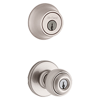 Ks Polo Knob Lockset 3g Stn-nkl