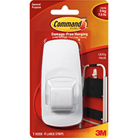 Command Hook Jmbo Adhesive 4.25"