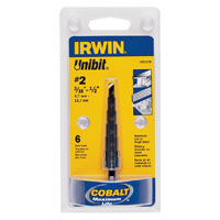 Irwin Step Drill Bit 3/16-1/2"