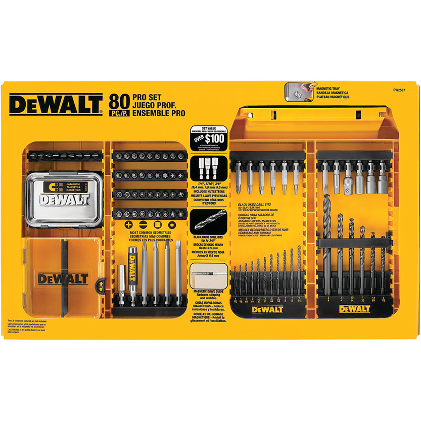 Bit Set Drill/drive Pro 80pc