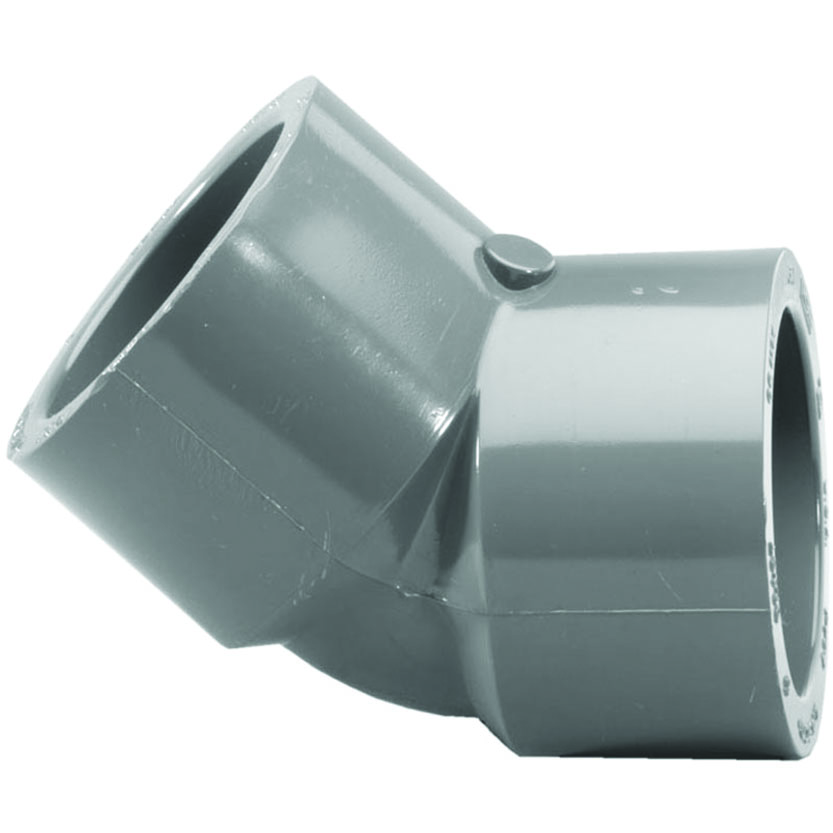 Elbow 45deg 1"slip Sch80