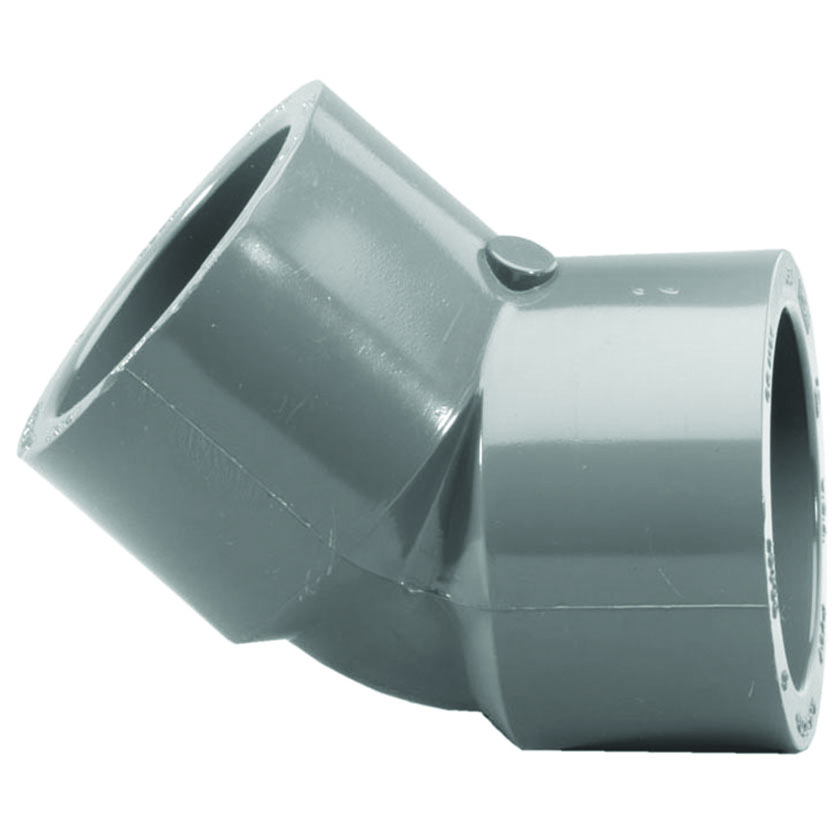 Elbow 45deg 1-1/4"slip Sch80