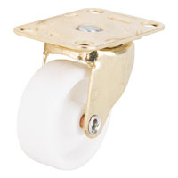 Ps Swivel Caster Whl 1-5/8" Wht