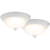 Bh Flush Mount 2led Lamp Wht