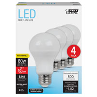 8.5w Led 60w Eq Non-dim 4pk