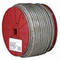 Cable 1/4" 7x19 Clr Vnyl 200'
