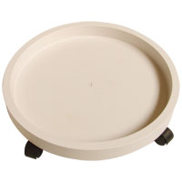 Ls Plant Dolly Plastc 15" Wht