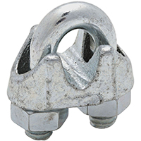 Nh Cable Clamp 1/4" Zn