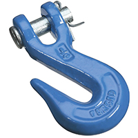 Nh Clevis Grab Hook 1/4" Blue