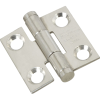 Nh V514 1"x1" Door Hinge Ss 2pk