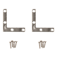 Flat Brace 2"x3/8" Ss