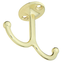 V165 Undershelf Hook Brs