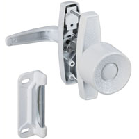 V1307 Knob Latch Wht