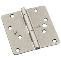 Nh Door Sec Hinge 4" Sn