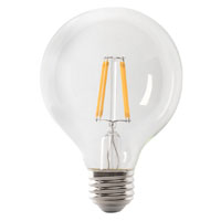 5.5w Led Globe 120v Eq Sft-wht
